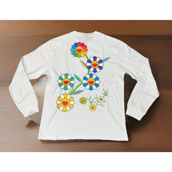 NTWRK BlackPink X Takashi Murakami Flower Garden Long Sleeved Unisex Size Small - Picture 2 of 6